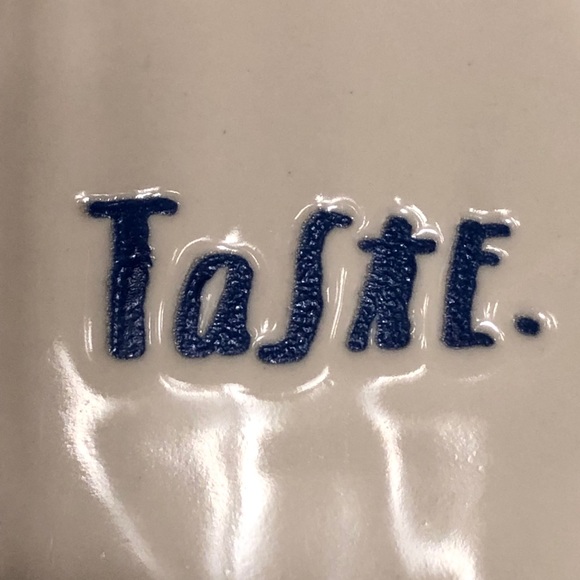 NEW Rae Dunn “Eat Taste” Divided Dish - Picture 3 of 8